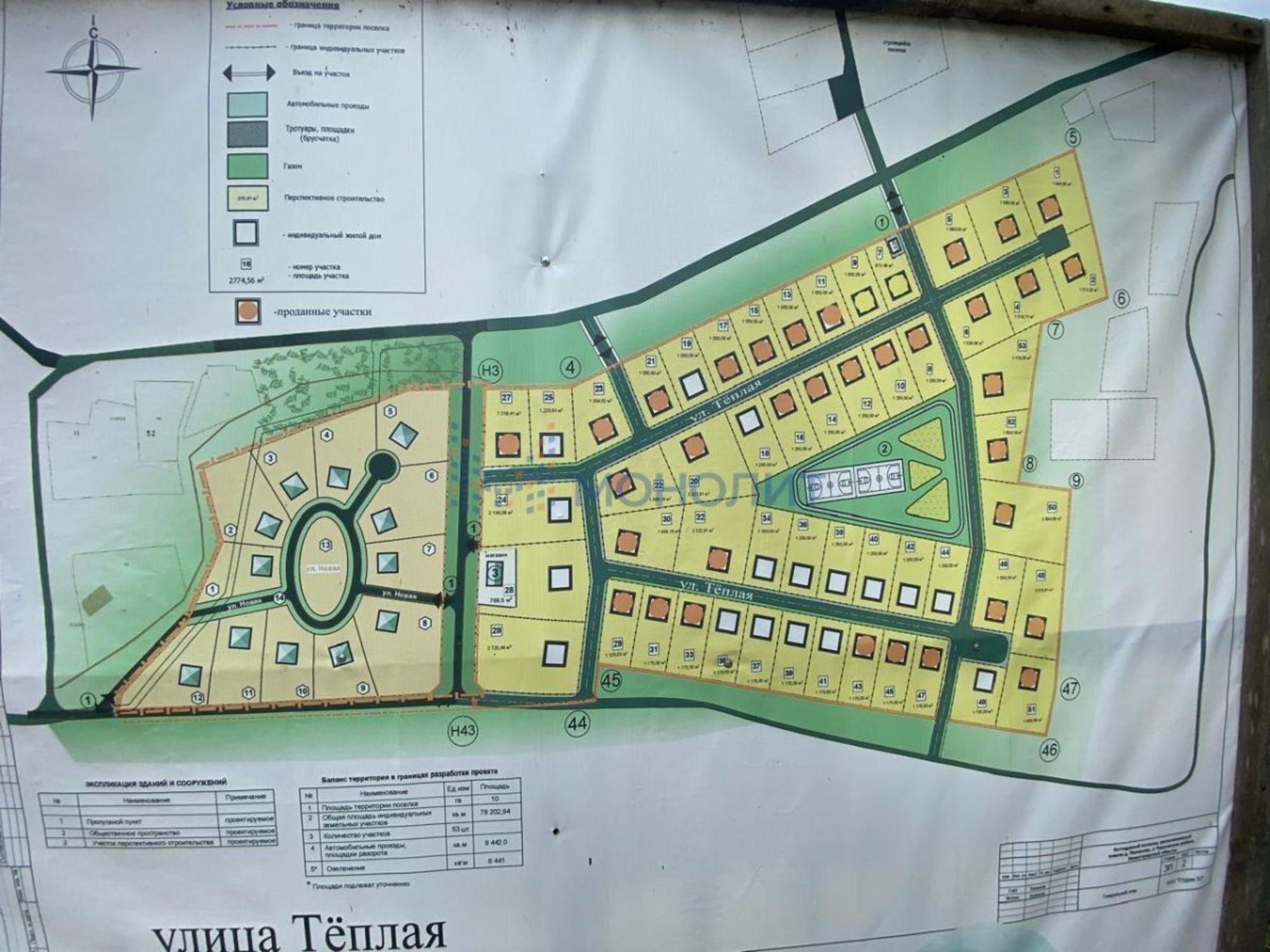 Купить землю, земельный участок за 1 500 000 рублей на Теплая, -