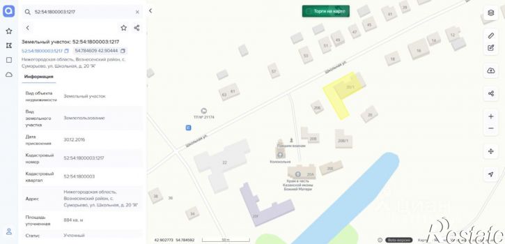 Отдельное здание м.о. Вознесенский, с. Суморьево