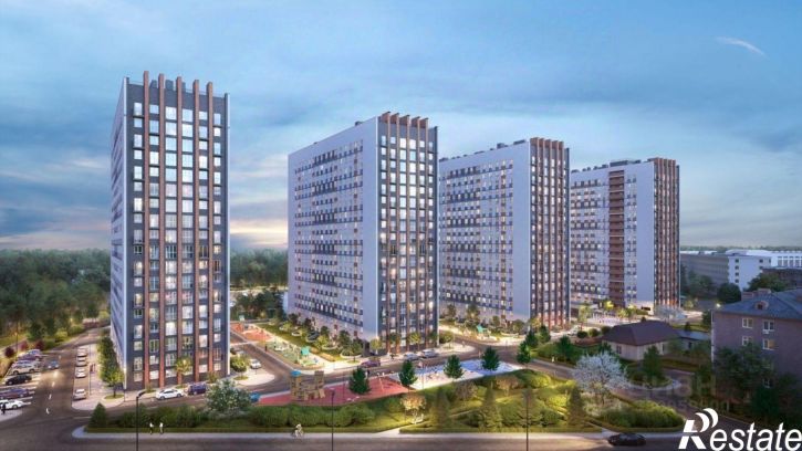 2-комн квартира в новом доме 1-я Оранжерейная улица, 14А